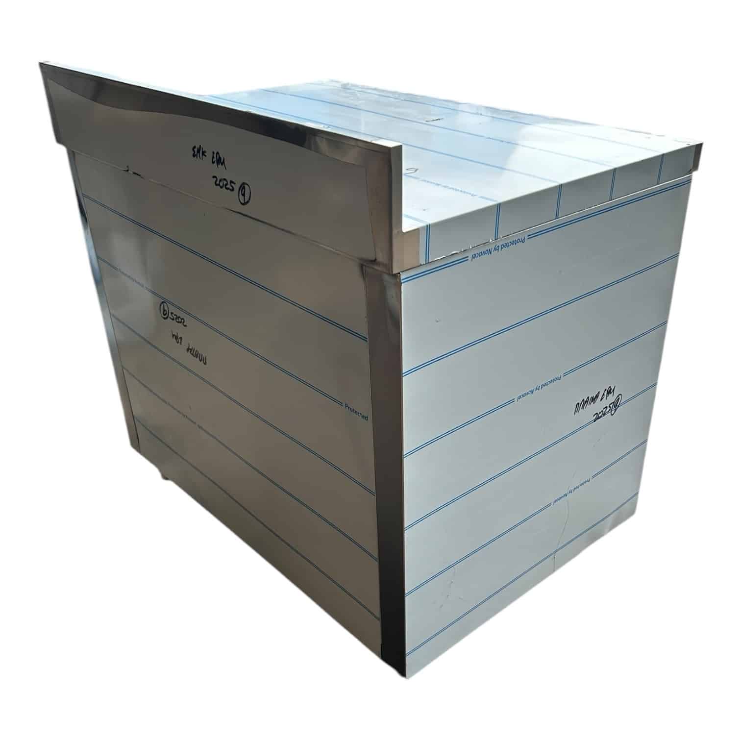 Pieds de meubles - Inox - 4 pièces - 10 cm de hauteur - D'or