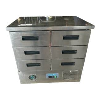 Tour réfrigérée positive 6 tiroirs FA440 d'occasion vue de face