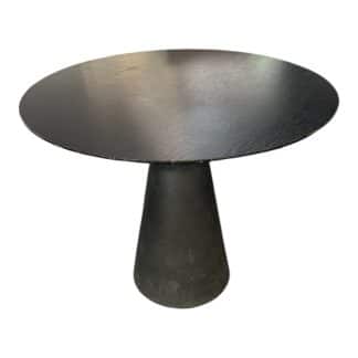 Table ronde 90 cm d'occasion vue de face