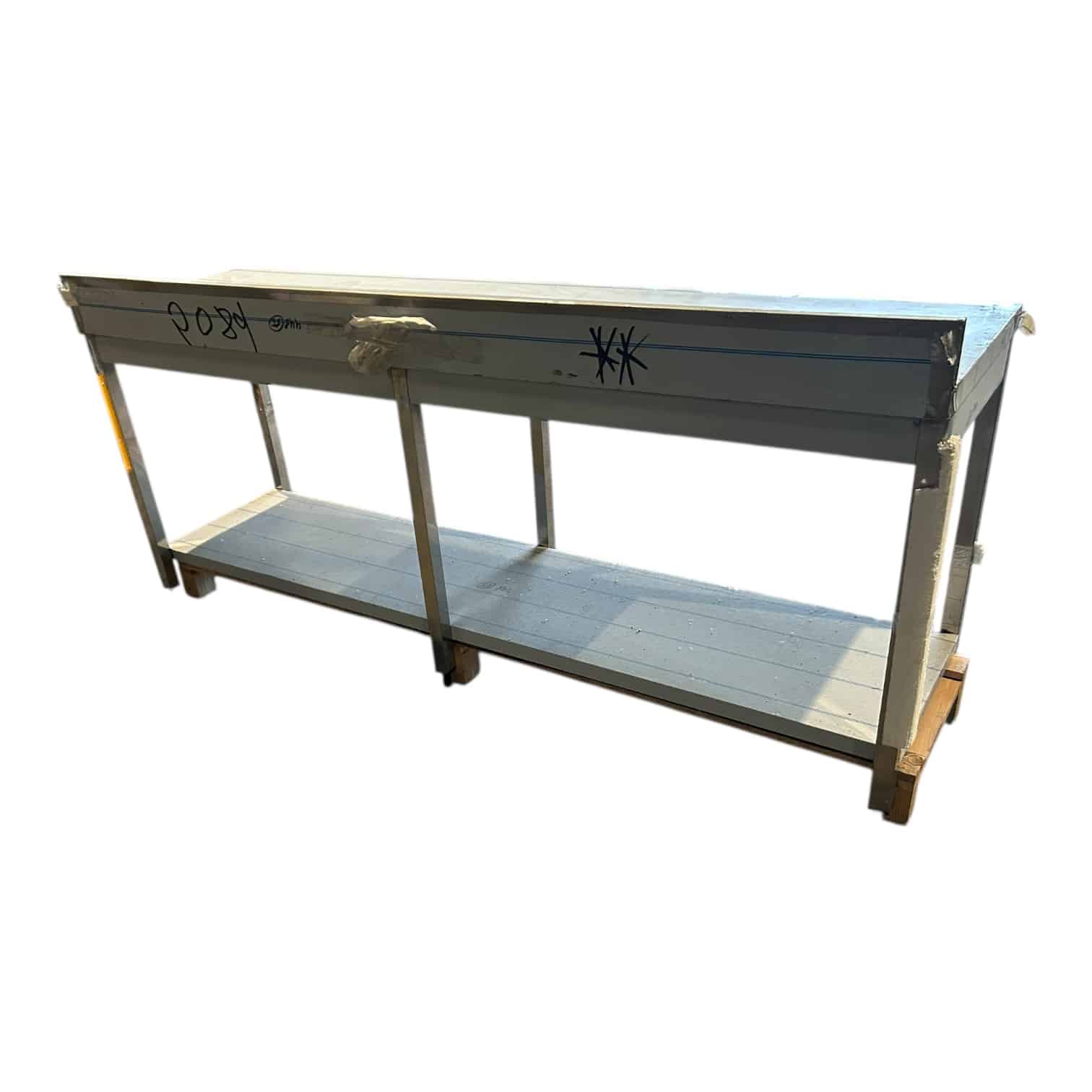 image00084 Table inox 220 cm neuf déclassé