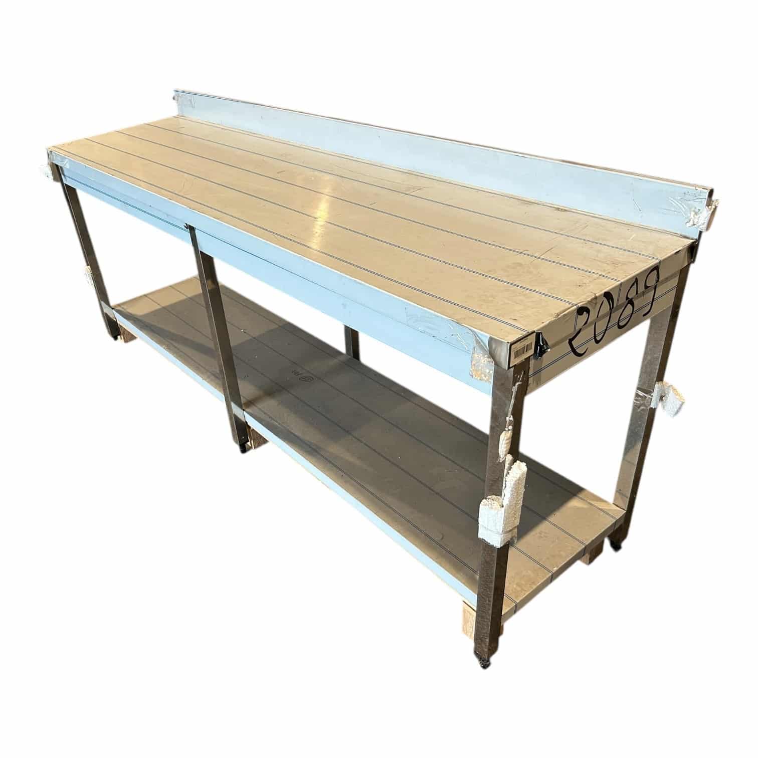 image00085 Table inox 220 cm neuf déclassé