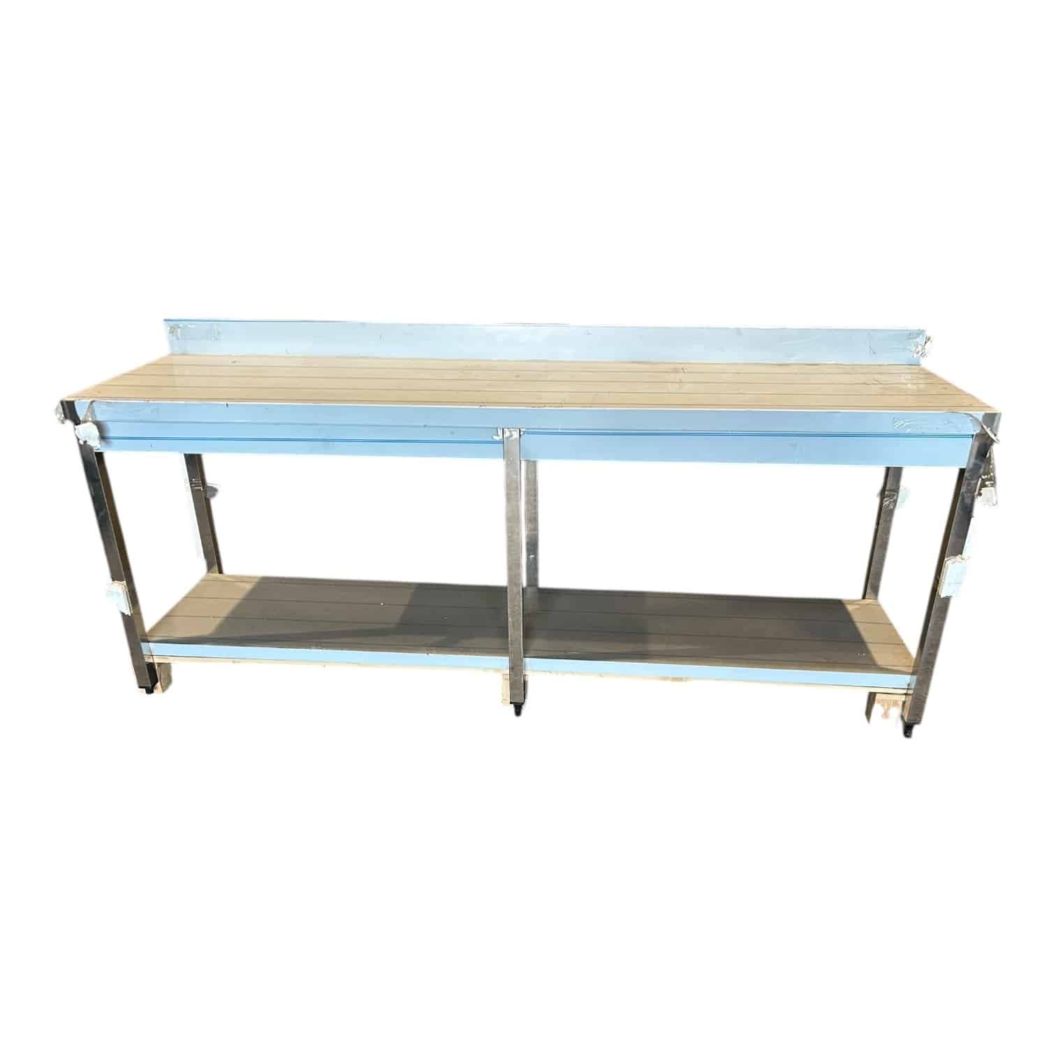 image00086 Table inox 220 cm neuf déclassé